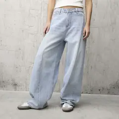 AMERICANINO - Jeans Balloon Tiro Bajo Mujer