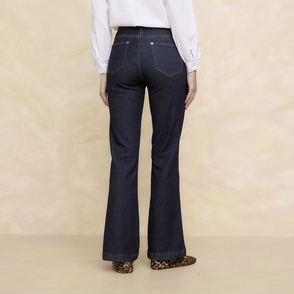 ELLE - Jeans Flare Mujer Elle