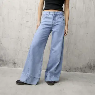 AMERICANINO - Jeans Wide Leg Mujer