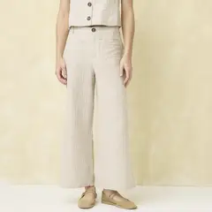 UNIVERSITY CLUB - Pantalón Regular Tiro Alto Mujer