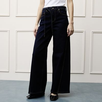 Imagen 1 del producto Jeans Wide Leg Tiro Alto Mujer