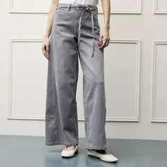 BASEMENT - Jeans Wide Leg Mujer