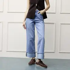 BASEMENT - Jeans Straight Mujer