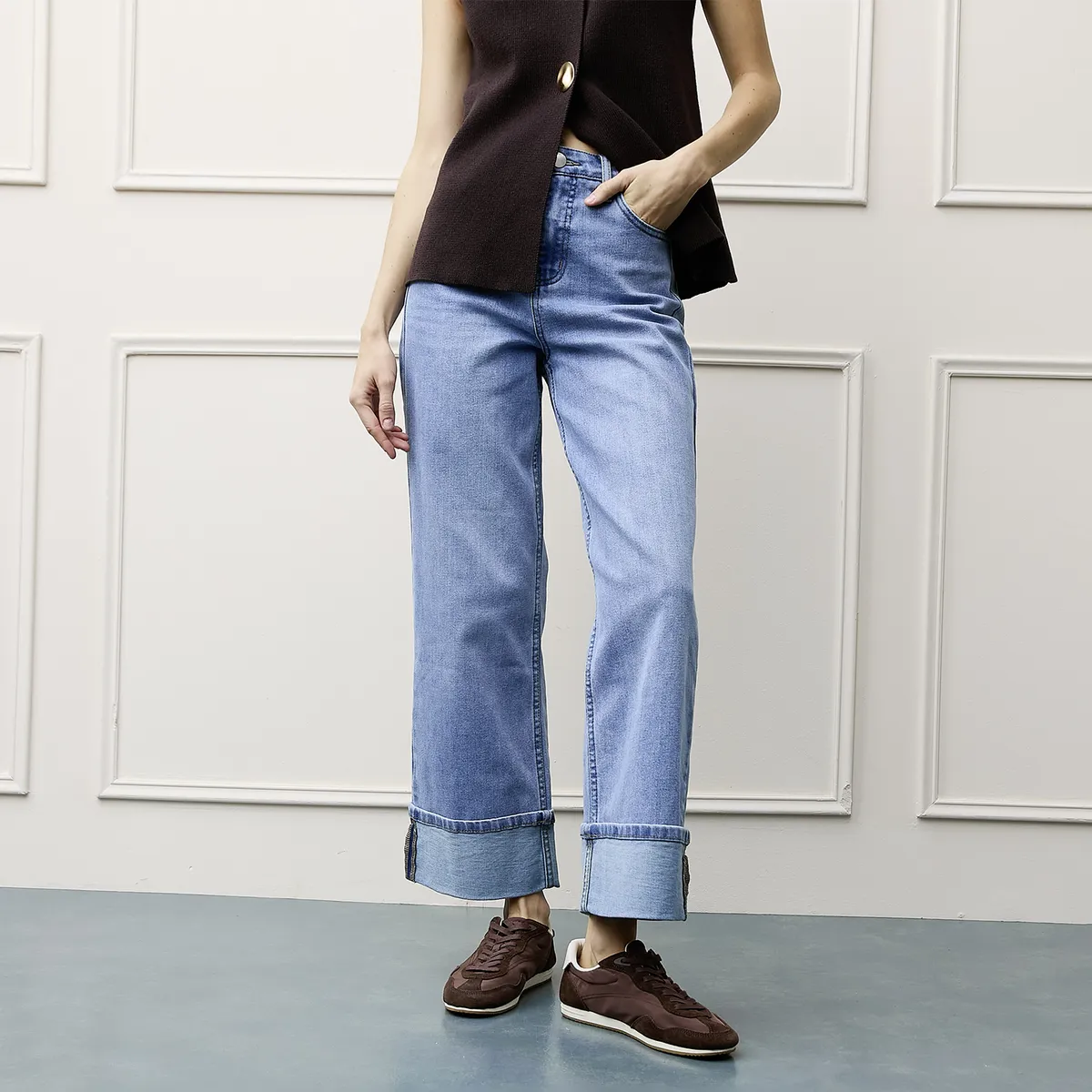 BASEMENT - Jeans Straight Mujer Basement