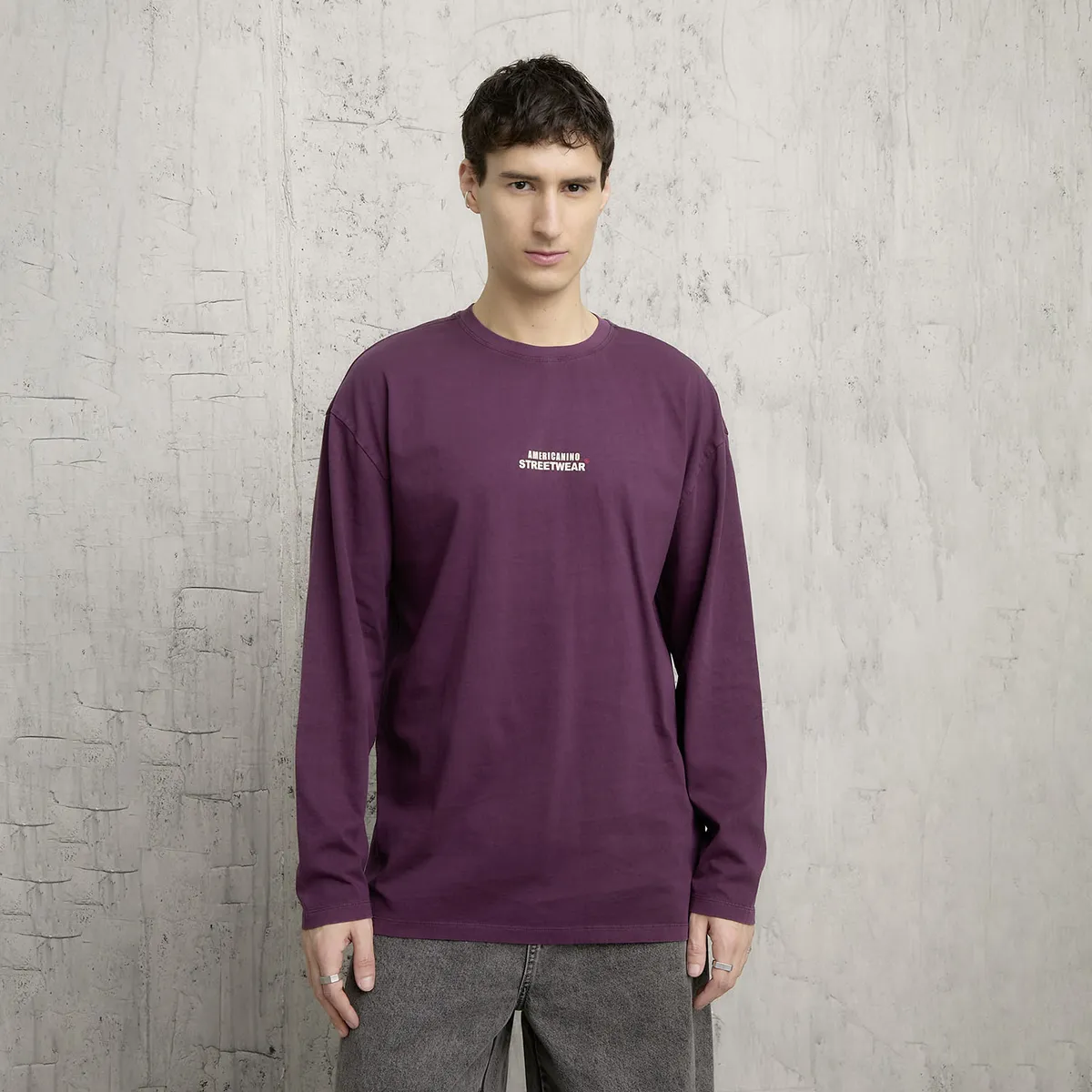 AMERICANINO - Polera Manga Larga Hombre Americanino