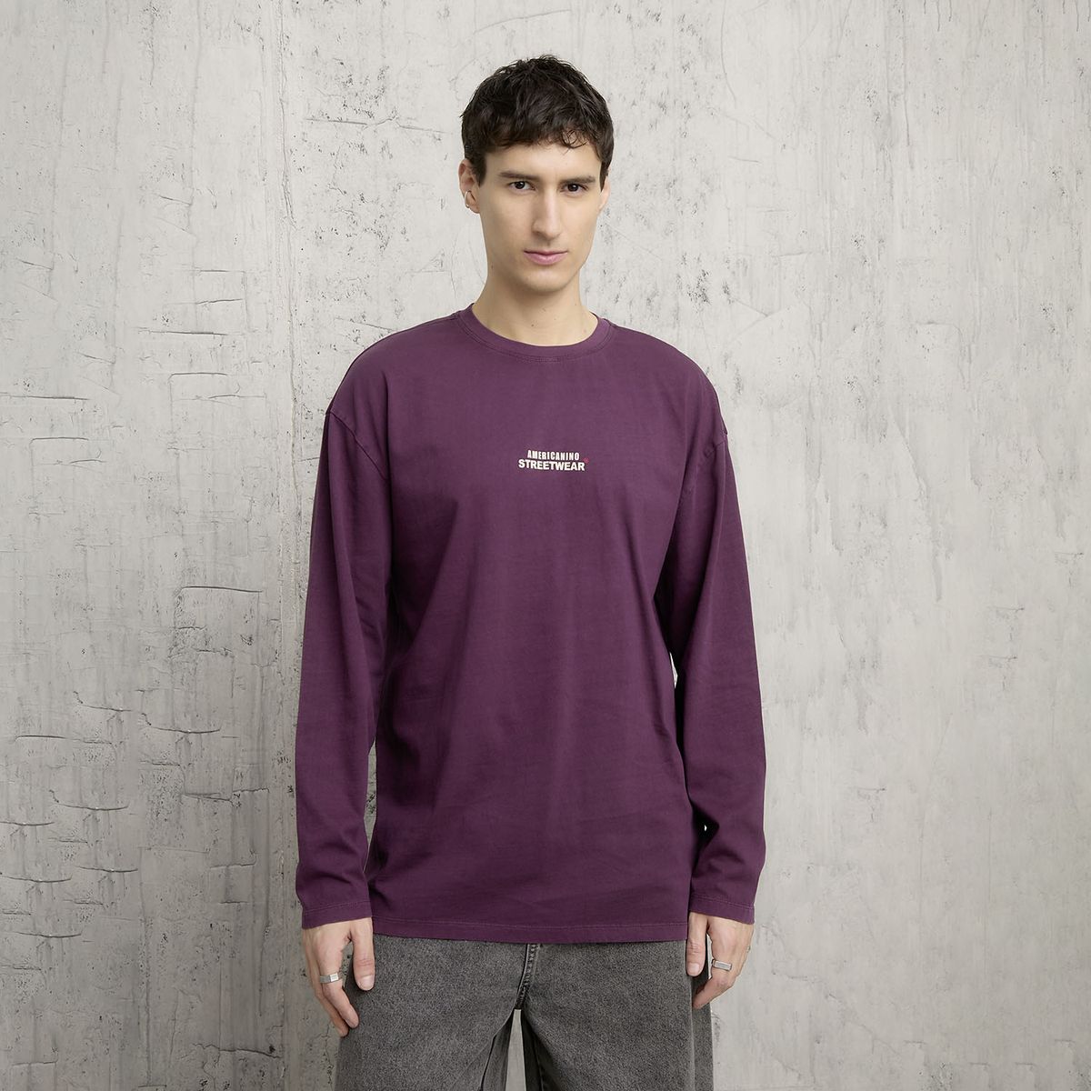 AMERICANINO - Polera Manga Larga Hombre Americanino