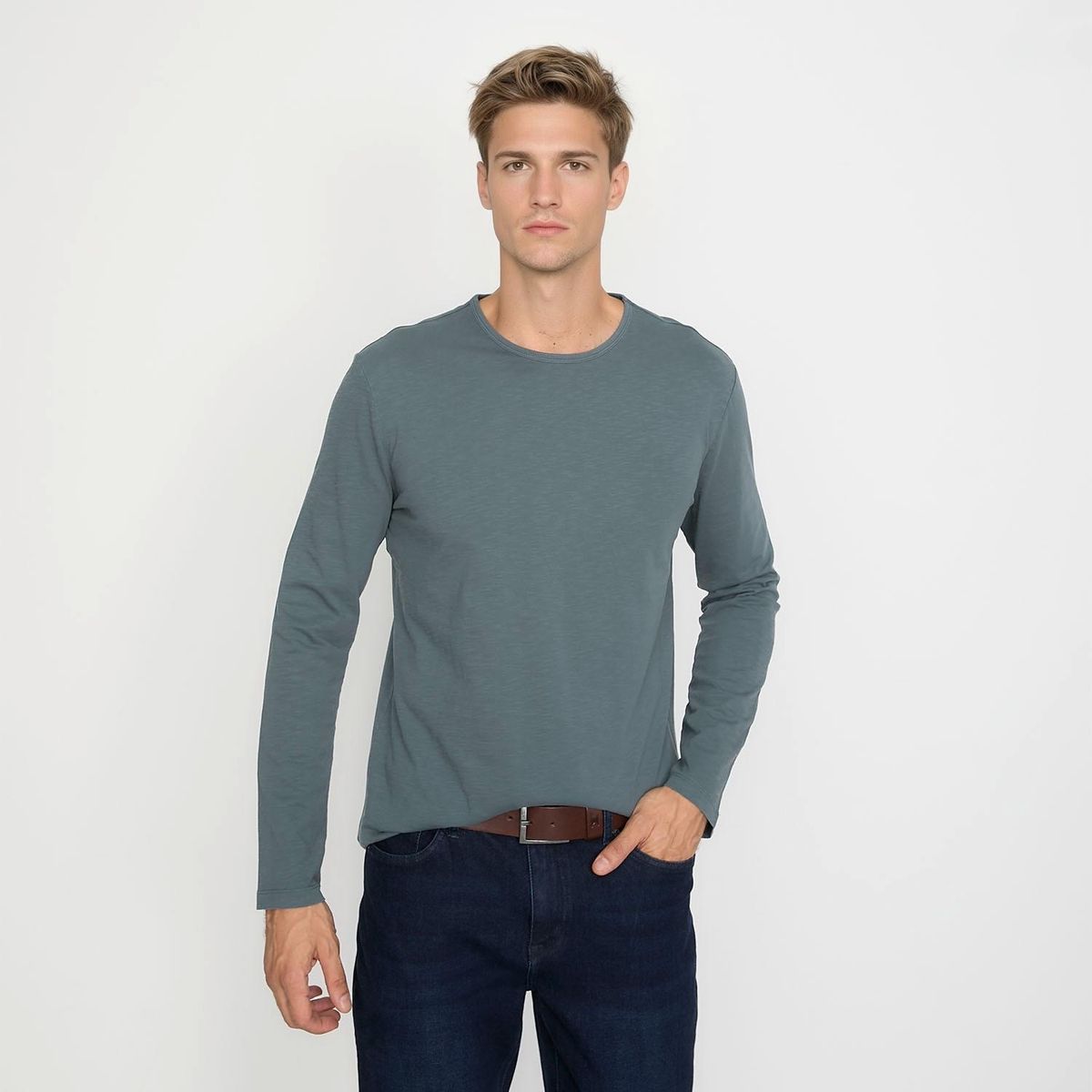 WOLF&HANK - Polera Manga Larga Hombre Wolf&Hank