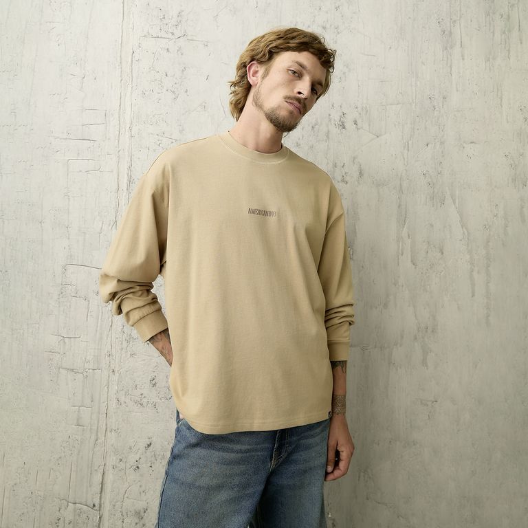 Polera Manga Larga Hombre