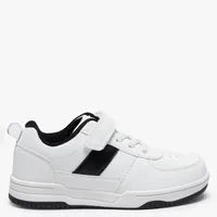 Zapatilla Escolar Niño Blanco (23-A-37)