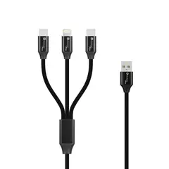 DDESIGN - Cable de carga 3en1 - 1.2m