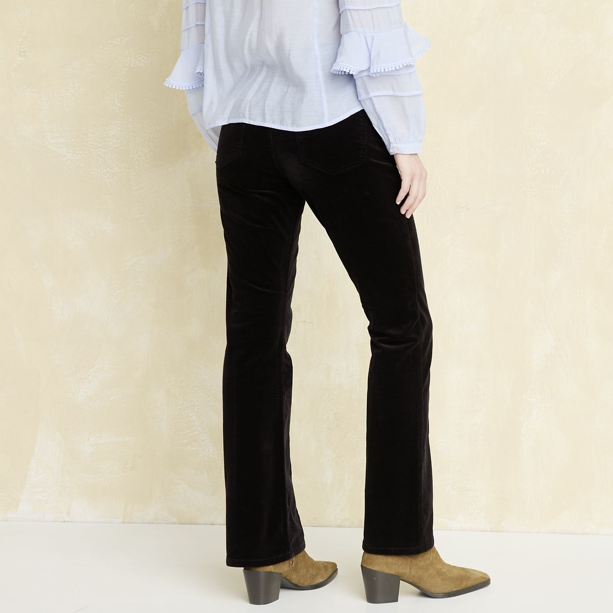 UNIVERSITY CLUB - Pantalón Flare Tiro Alto Mujer University Club