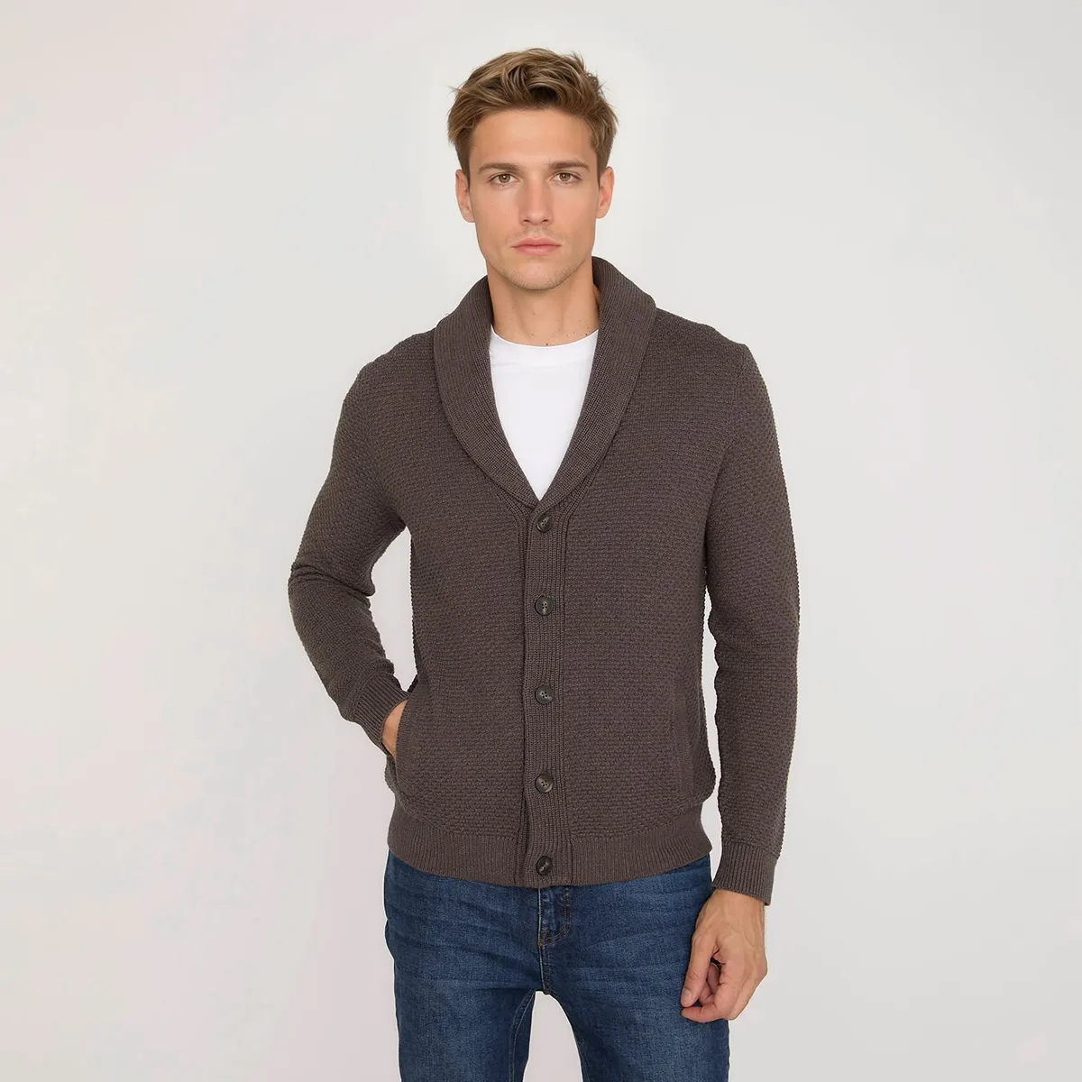 WOLF&HANK - Cardigan Hombre Wolf&Hank