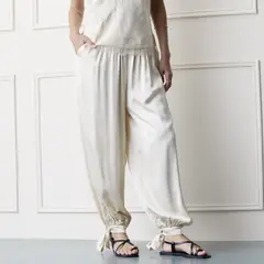 BASEMENT - Pantalón Satín Mujer