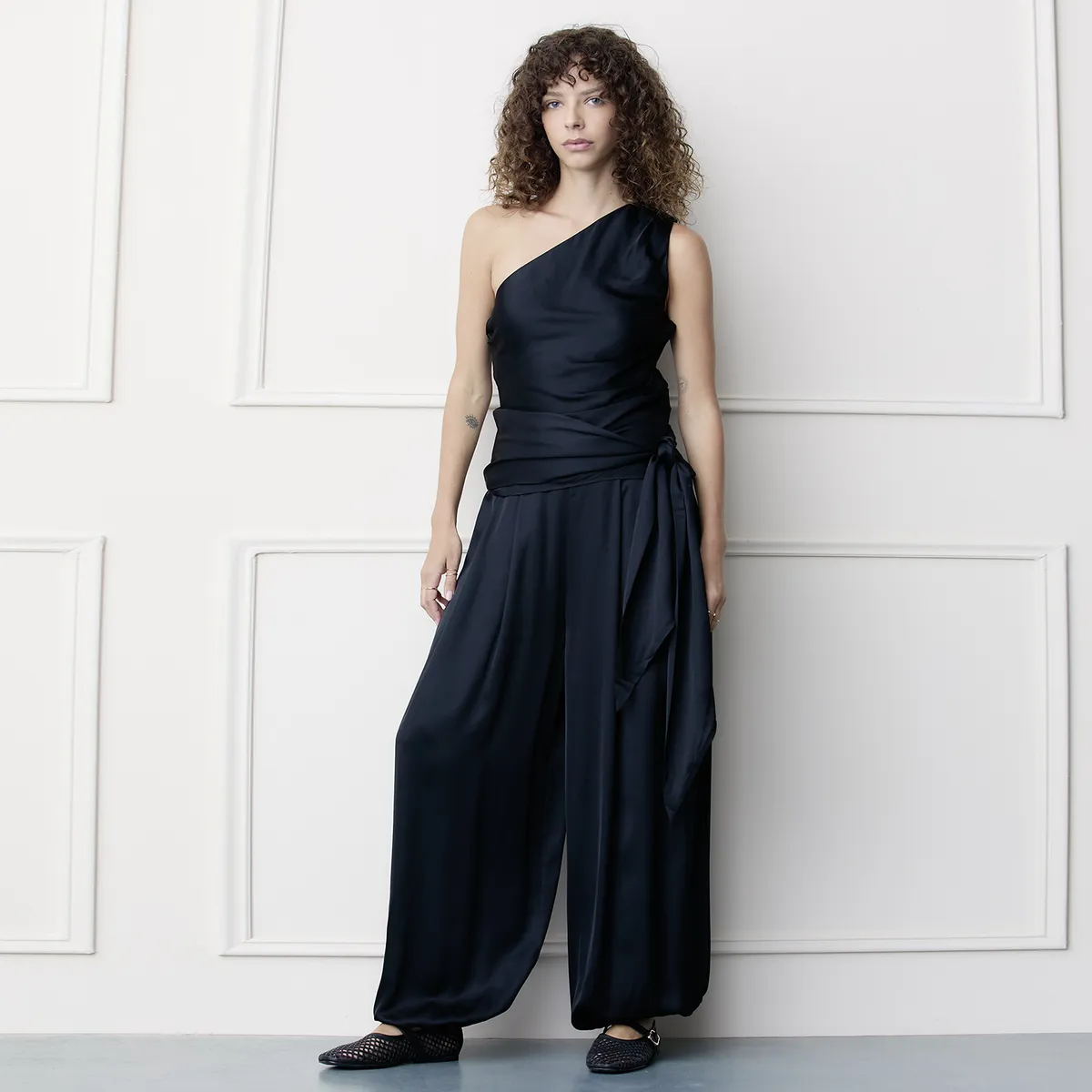 BASEMENT - Panalón Satín Mujer Basement