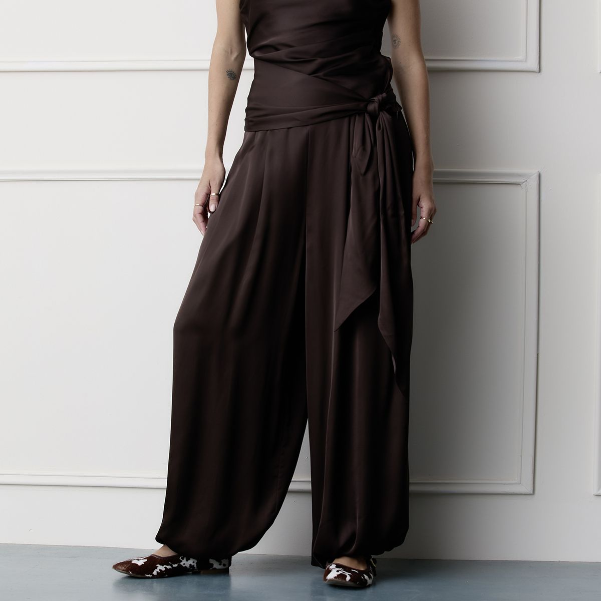 BASEMENT - Panalón Satín Mujer Basement