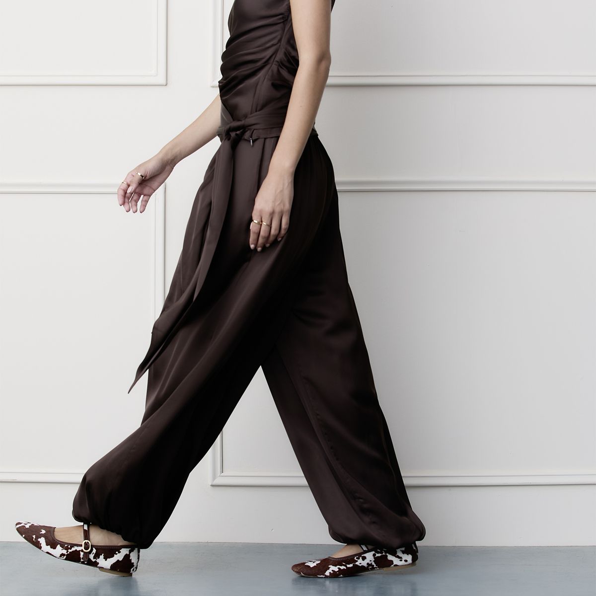 BASEMENT - Panalón Satín Mujer Basement