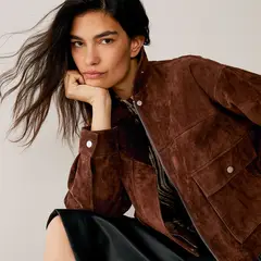 BASEMENT - Chaqueta 100% Cuero Mujer