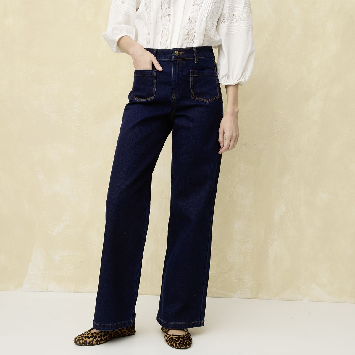UNIVERSITY CLUB - Jeans Wide Leg Mujer University Club