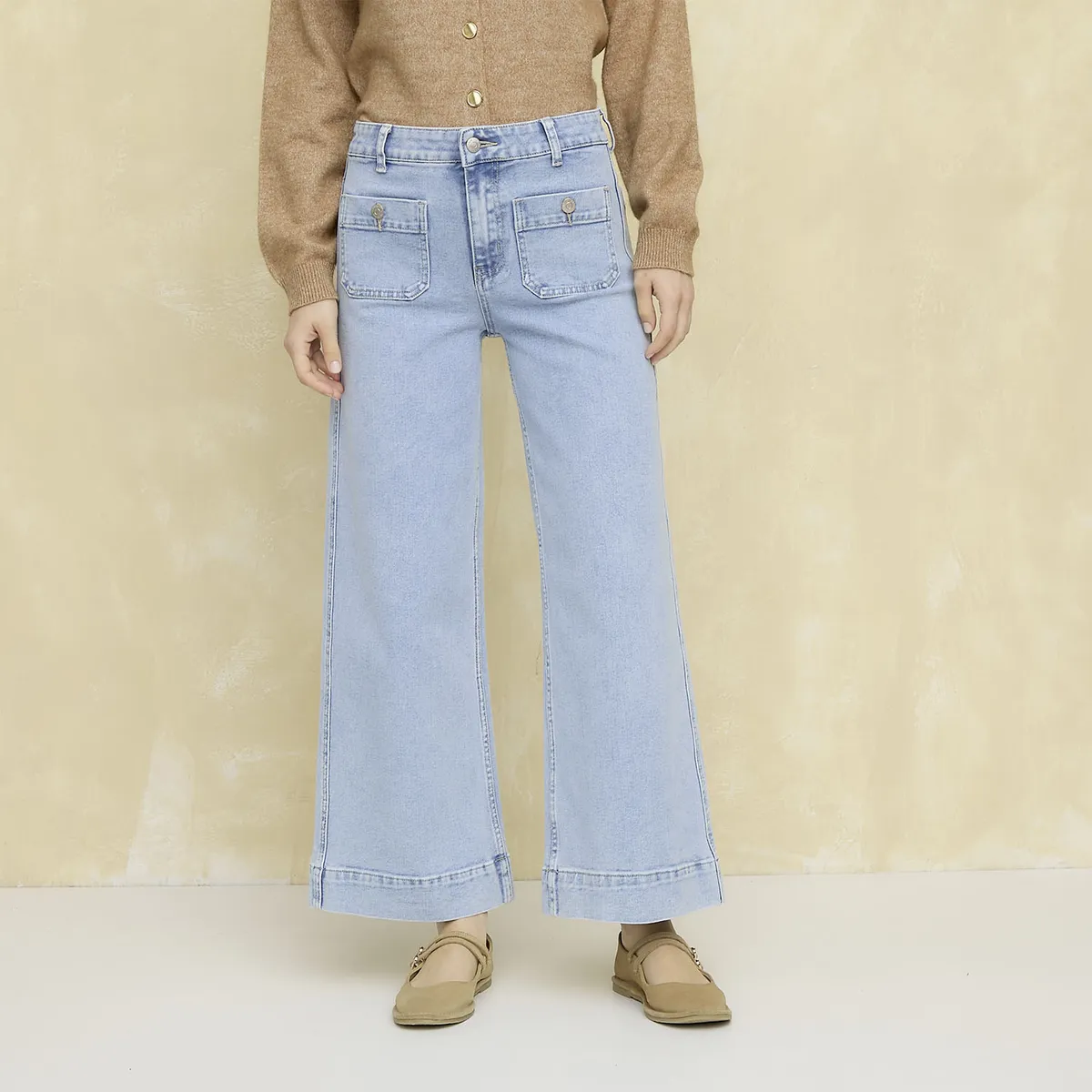 UNIVERSITY CLUB - Jeans Wide Leg Mujer University Club