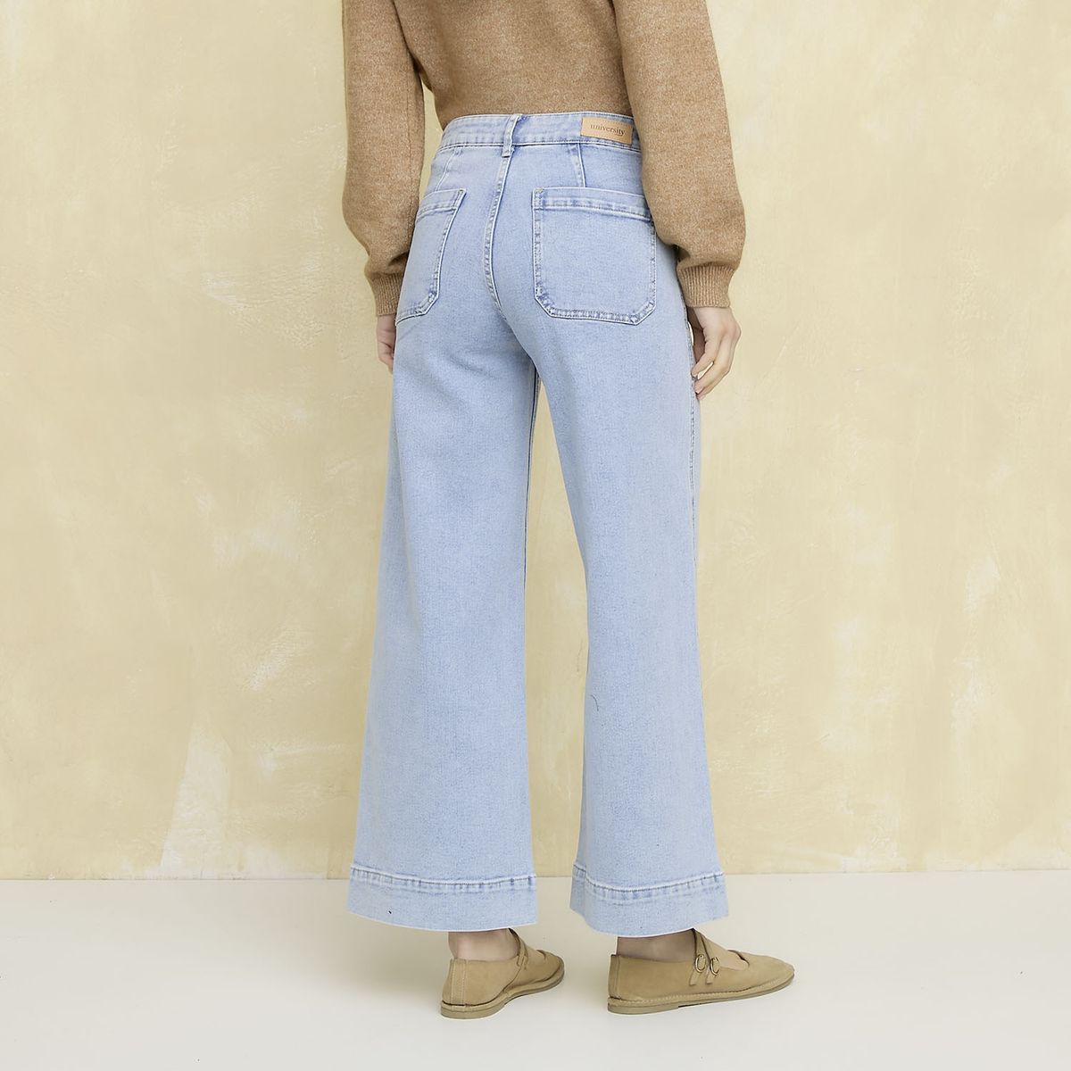 UNIVERSITY CLUB - Jeans Wide Leg Mujer University Club