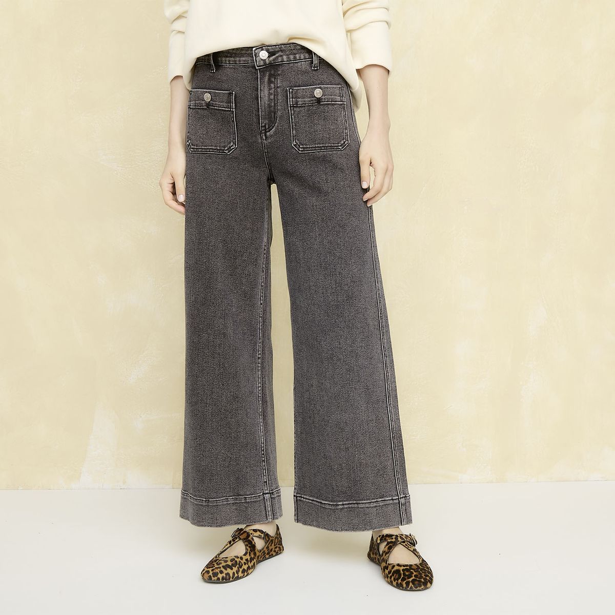 UNIVERSITY CLUB - Jeans Wide Leg Mujer University Club