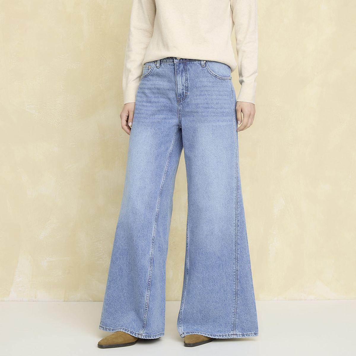 UNIVERSITY CLUB - Jeans Extra Wide Leg Mujer University Club