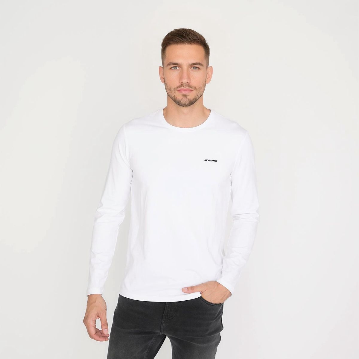 MOSSIMO - Polera Manga Larga Hombre Mossimo