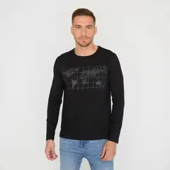 MOSSIMO - Polera Manga Larga Hombre