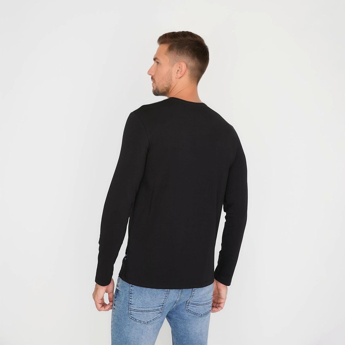 MOSSIMO - Polera Manga Larga Hombre Mossimo