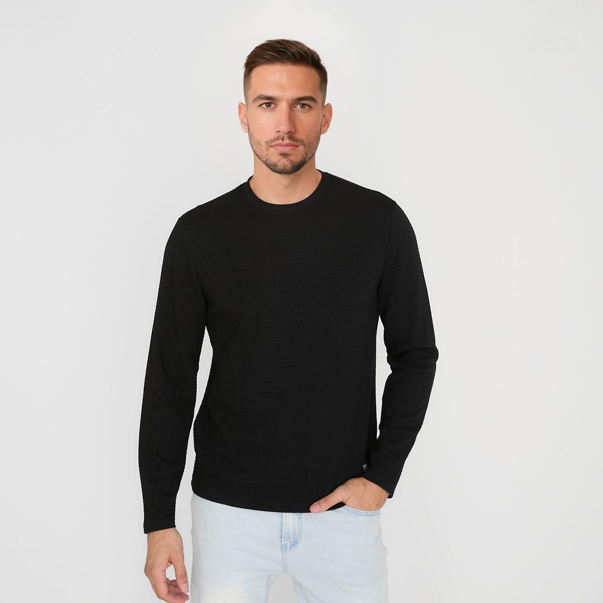 MOSSIMO - Polera Manga Larga Hombre Mossimo