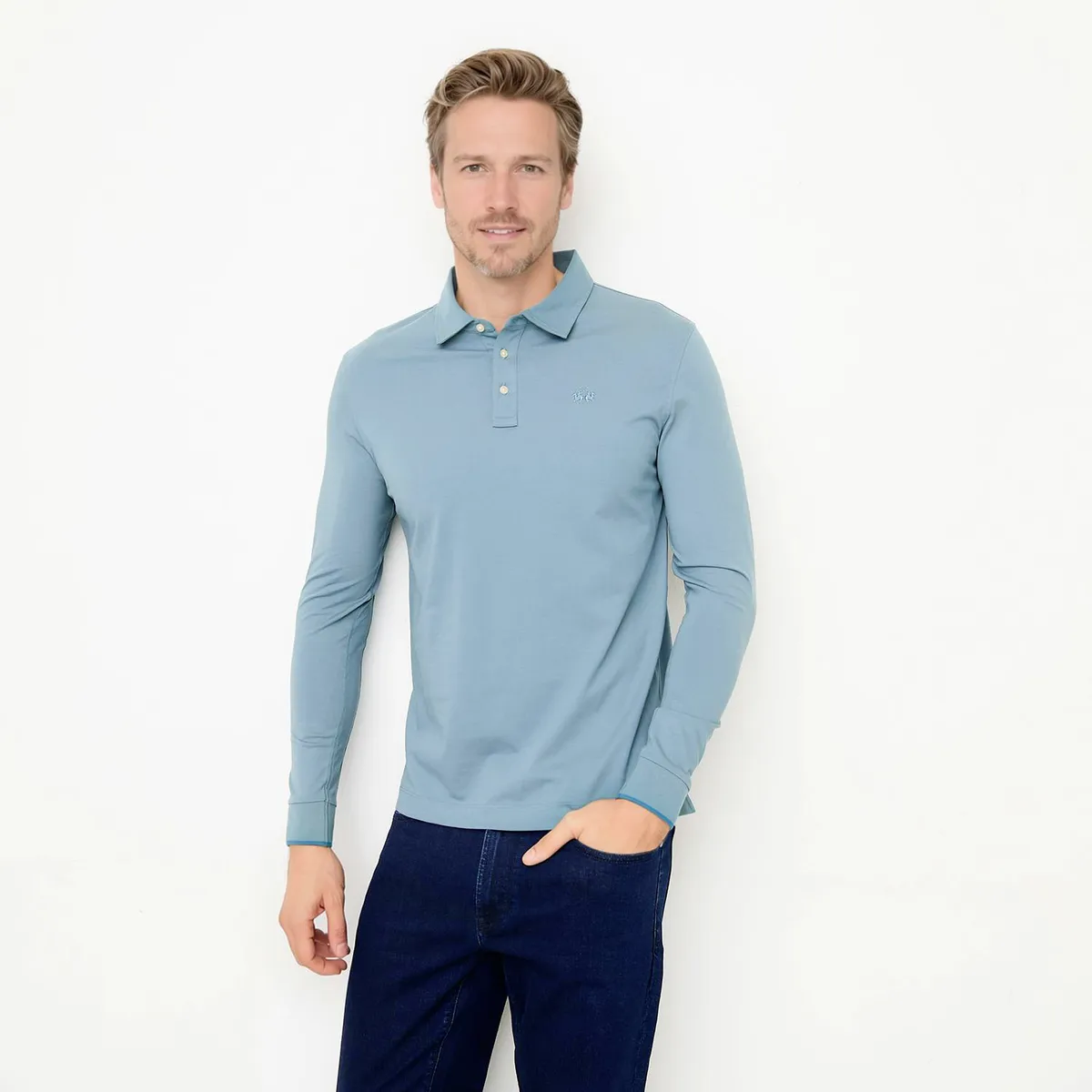 LA MARTINA - Polera Manga Larga Hombre La Martina