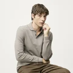 BASEMENT - Polera Manga Larga Hombre