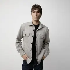 BASEMENT - Sobrecamisa Casual Hombre