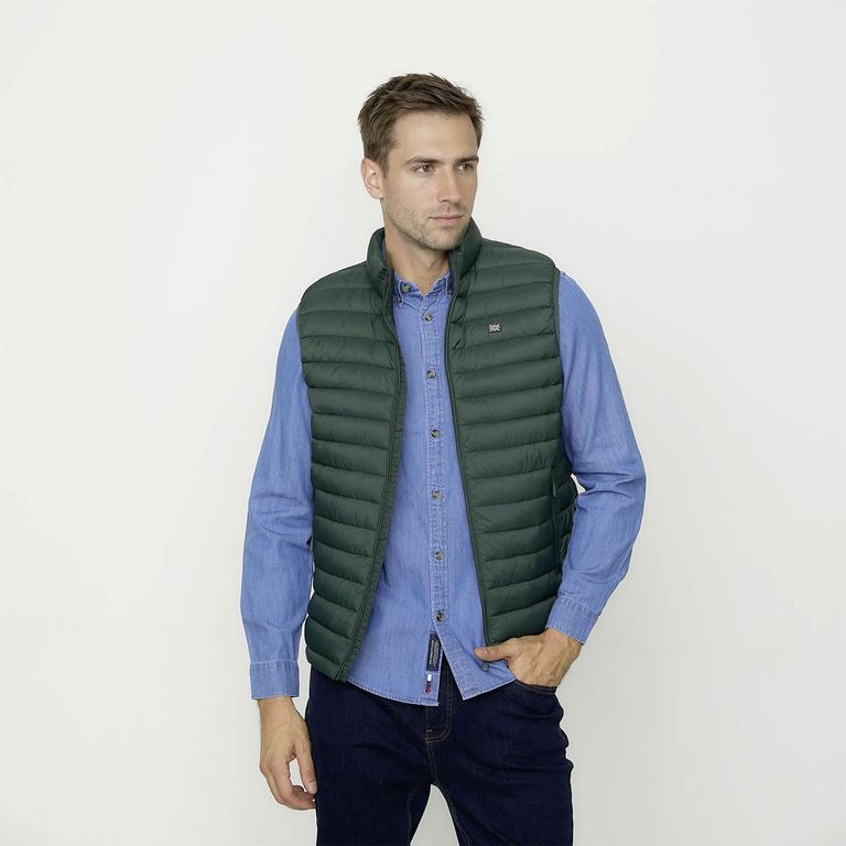 Parka Sin Manga Hombre
