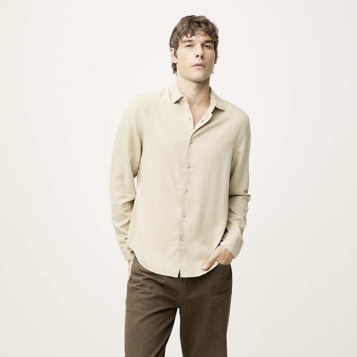 BASEMENT - Camisa Hombre Basement