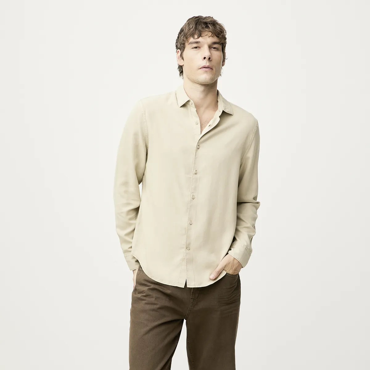 BASEMENT - Camisa Hombre Basement