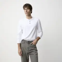 BASEMENT - Polera Manga Larga Hombre
