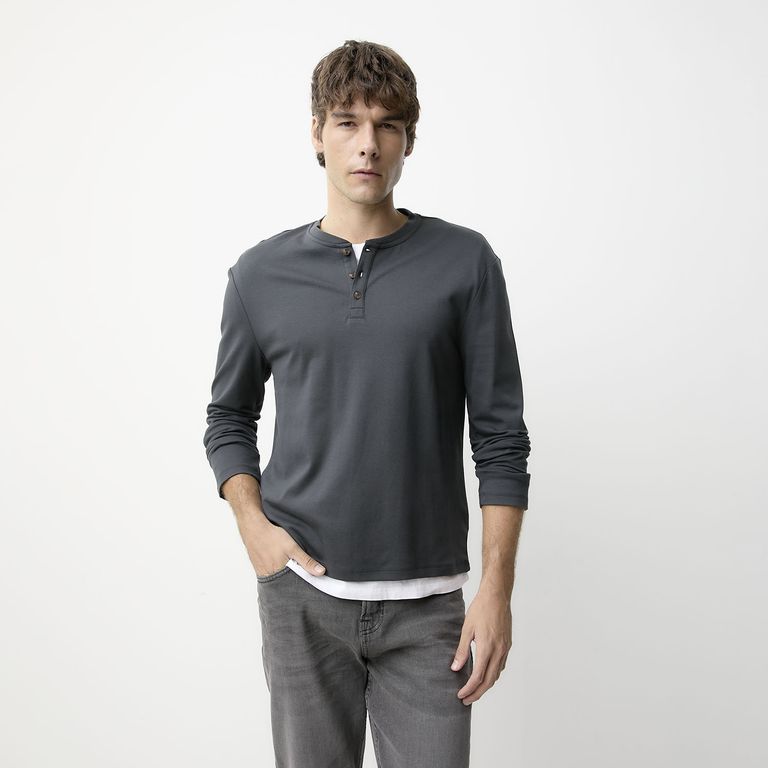 Polera Manga Larga Hombre