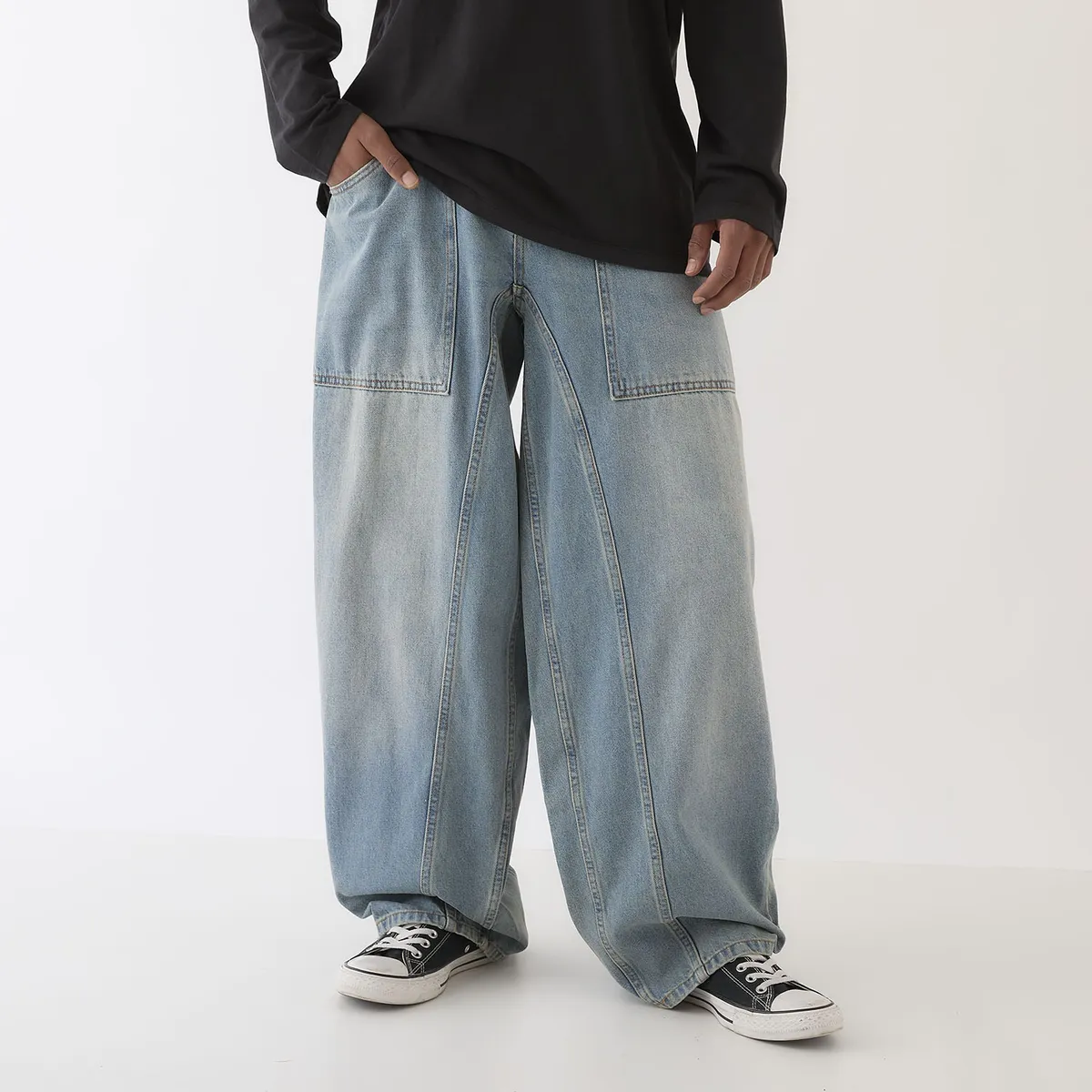 AMERICANINO - Jeans Wide Leg Hombre Americanino