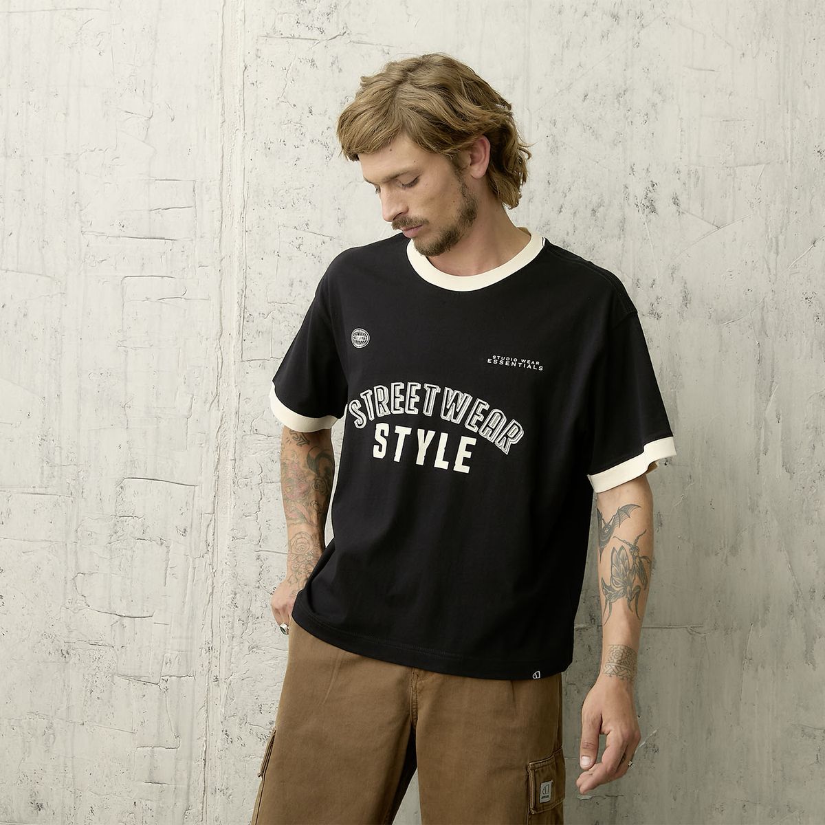 AMERICANINO - Polera Manga Corta Hombre Americanino