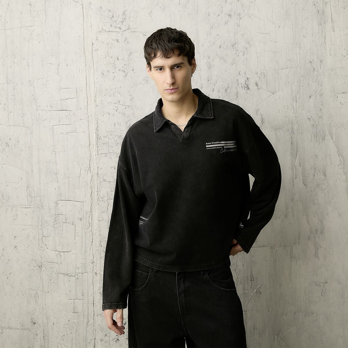 AMERICANINO - Polera Manga Larga Hombre Americanino