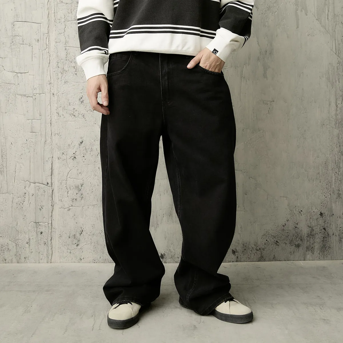 AMERICANINO - Jeans Wide Leg Hombre Americanino