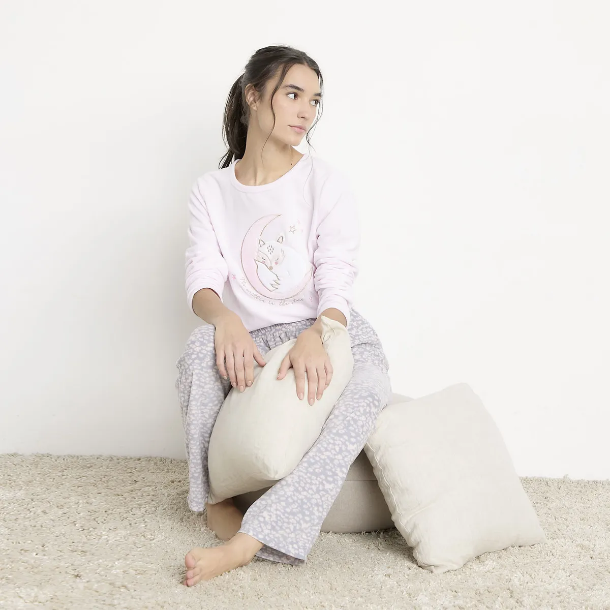 SYBILLA - Pijama Polar Mujer Sybilla