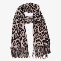 Bufanda Mujer Animal Print Sintética