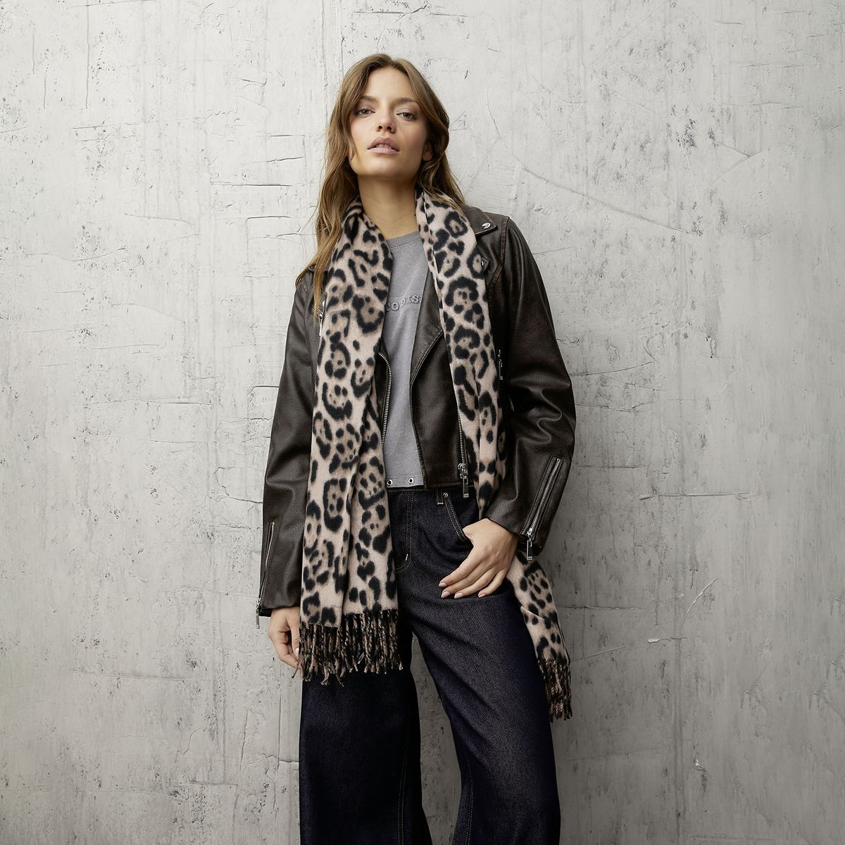 AMERICANINO - Bufanda Mujer Americanino Animal Print Sintética