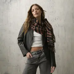 AMERICANINO - Bufanda Mujer Animal Print Sintética