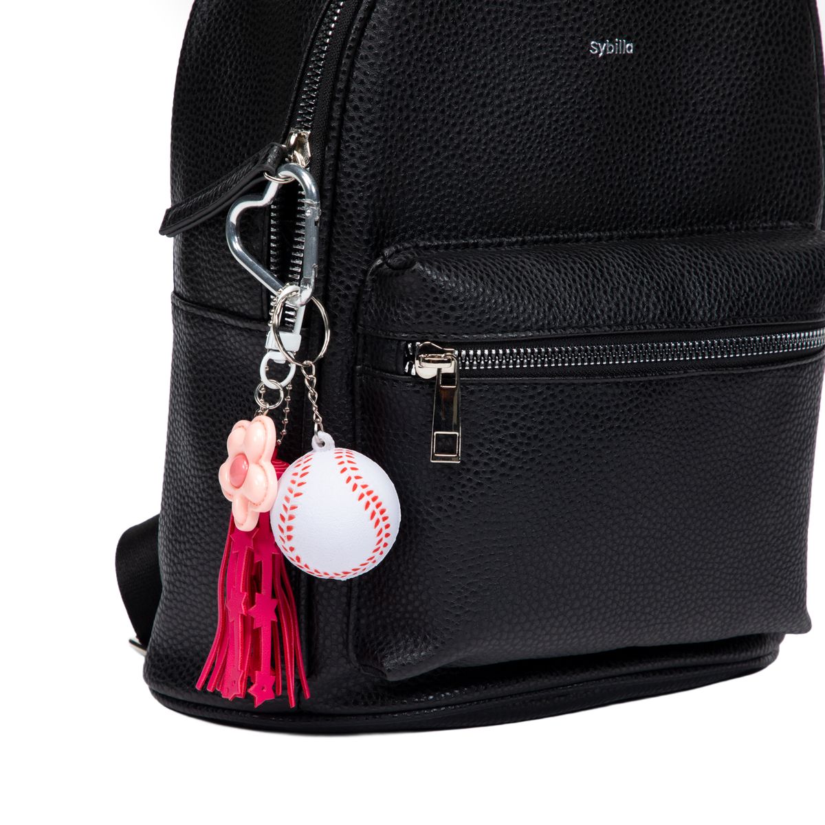 SYBILLA - Charm Accesorio Cartera Flor y Pelota Mujer Sybilla