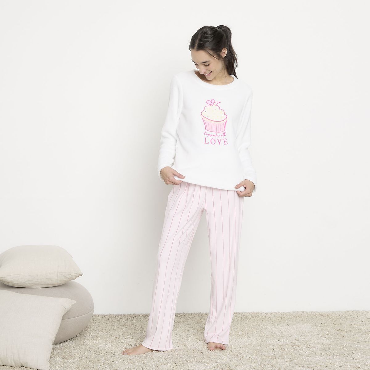 SYBILLA - Pijama Polar Mujer Sybilla