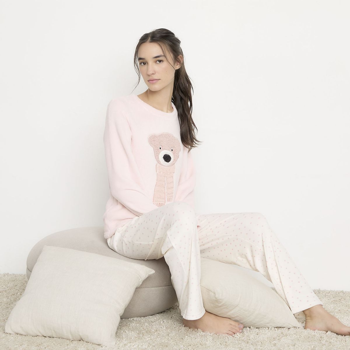 SYBILLA - Pijama Polar Mujer Sybilla