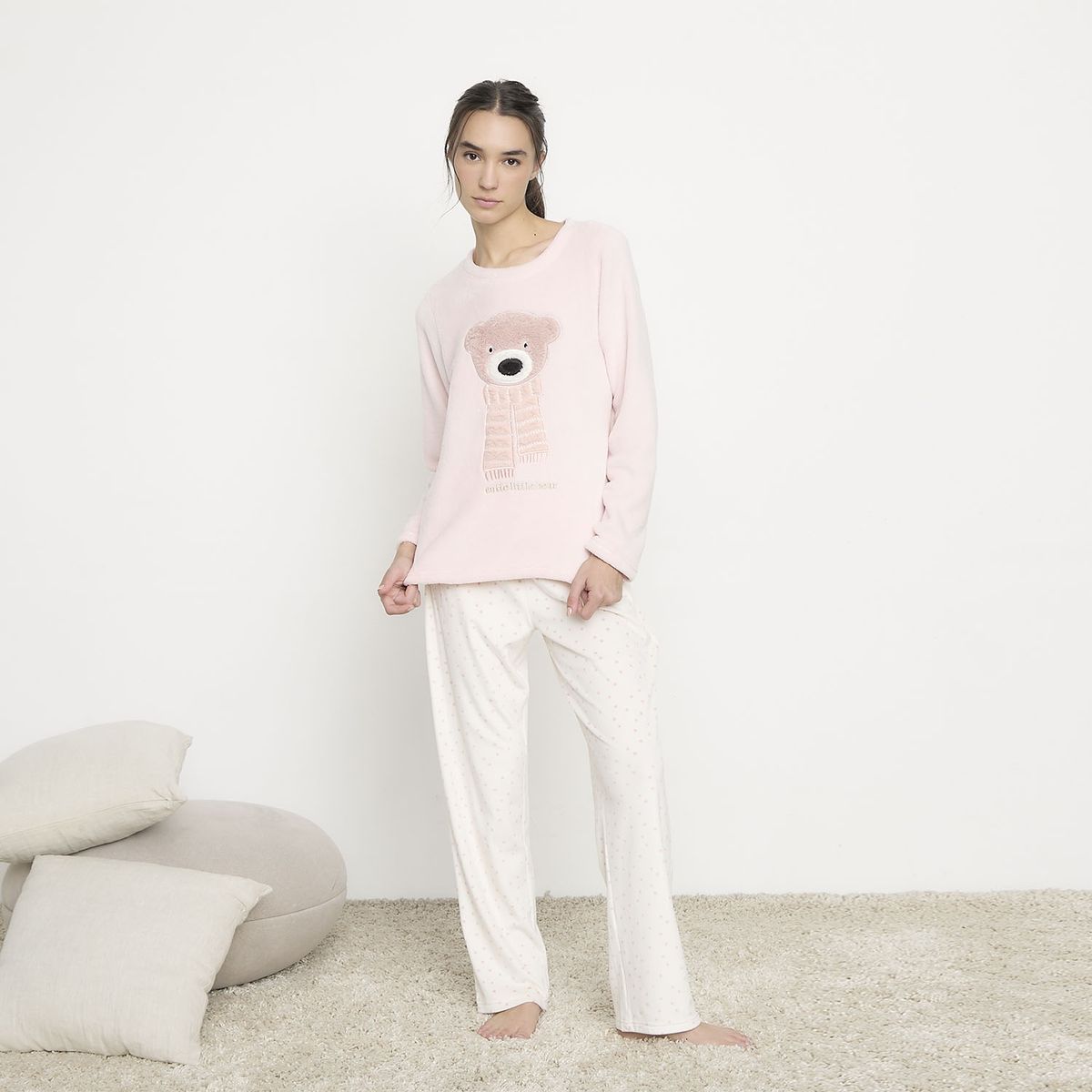 SYBILLA - Pijama Polar Mujer Sybilla